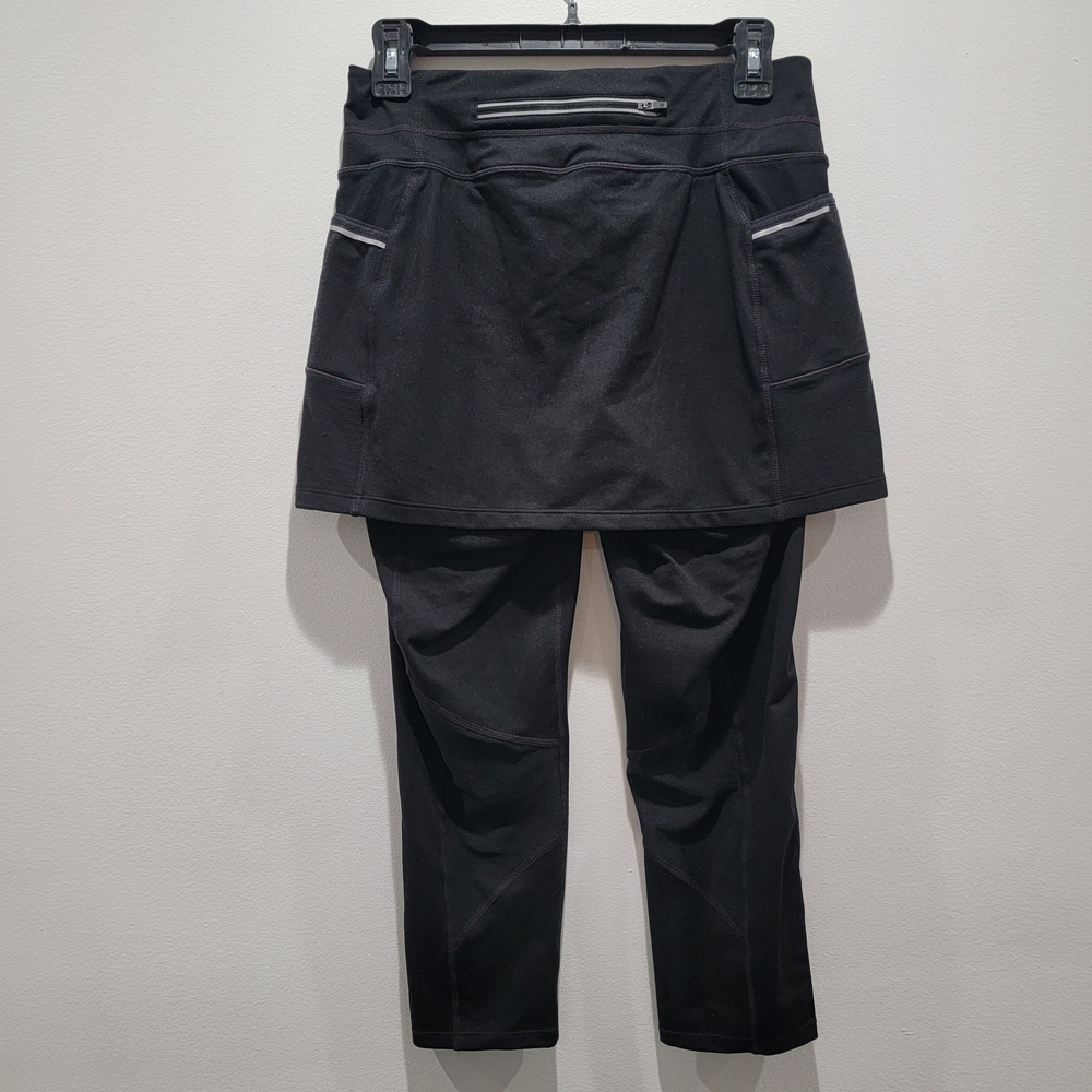 Athleta Black Activewear Skirt With Attached Leggings Sz Small - Picture 6 of 9